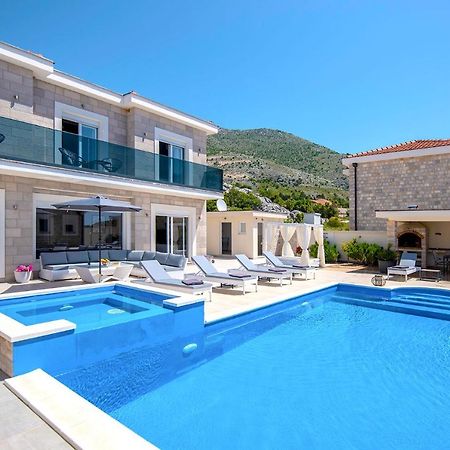 Luxury Villa Miriam With Private Pool And Jet Pool Near Dubrovnik Ivanica Ngoại thất bức ảnh