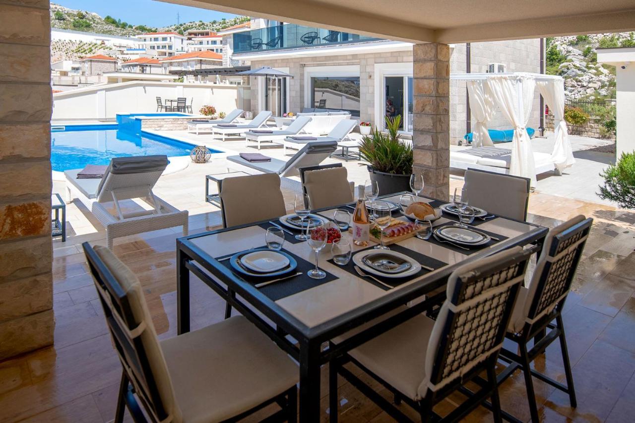 Luxury Villa Miriam With Private Pool And Jet Pool Near Dubrovnik Ivanica Ngoại thất bức ảnh