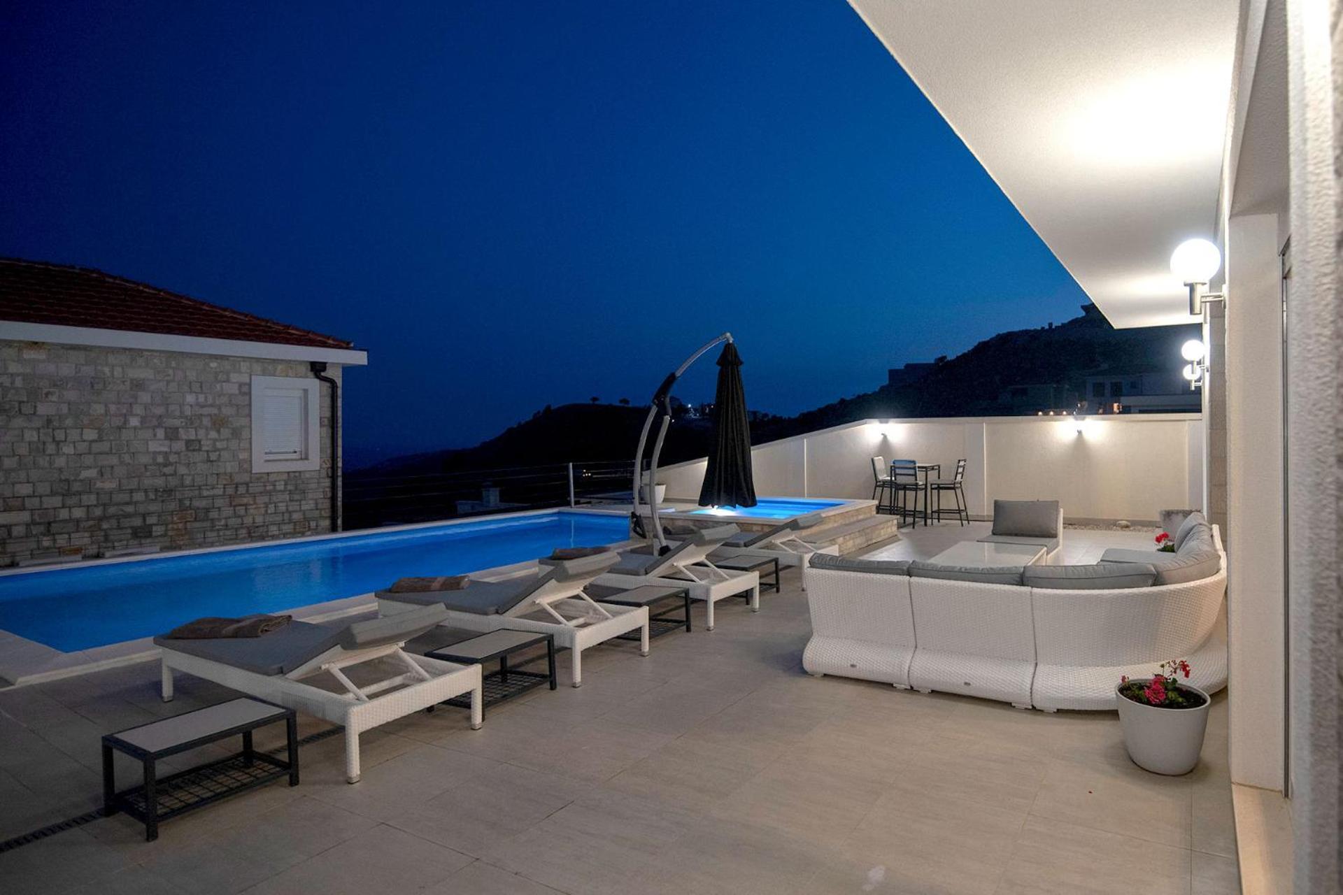 Luxury Villa Miriam With Private Pool And Jet Pool Near Dubrovnik Ivanica Ngoại thất bức ảnh
