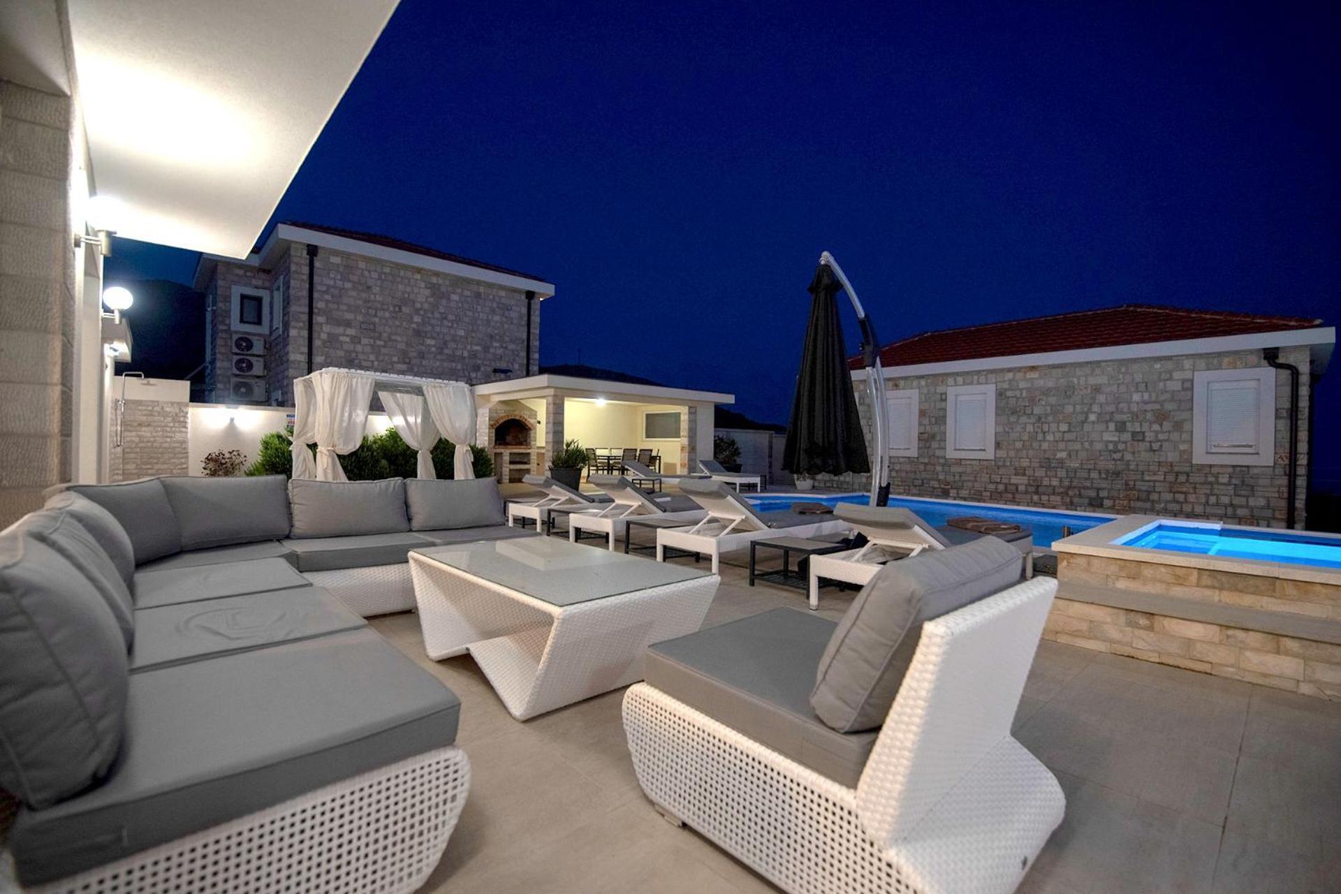 Luxury Villa Miriam With Private Pool And Jet Pool Near Dubrovnik Ivanica Ngoại thất bức ảnh