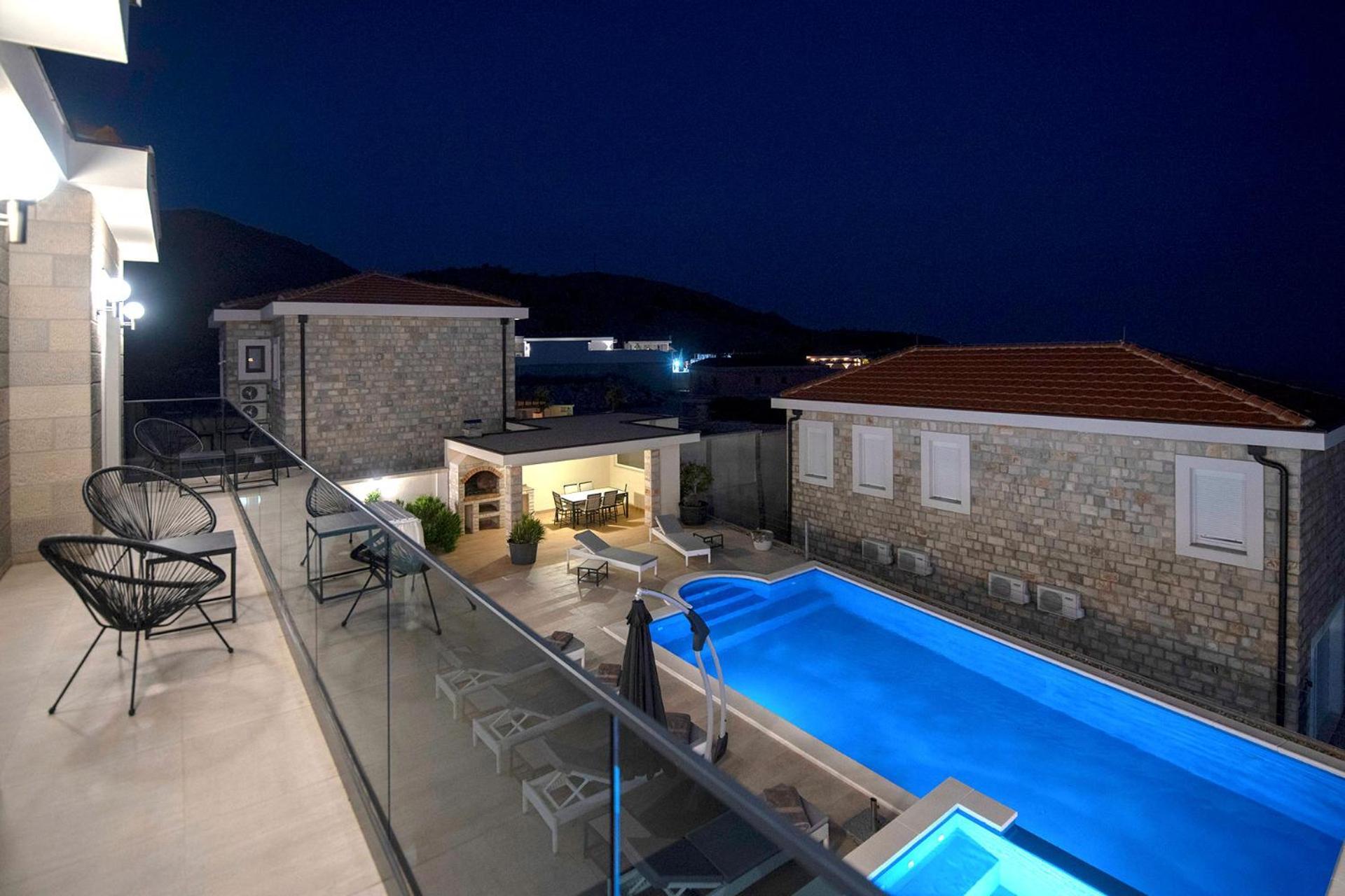 Luxury Villa Miriam With Private Pool And Jet Pool Near Dubrovnik Ivanica Ngoại thất bức ảnh